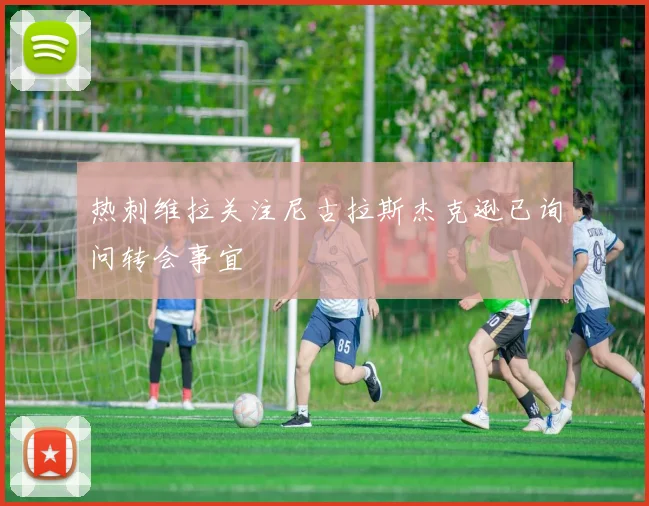 热刺维拉关注尼古拉斯杰克逊已询问转会事宜